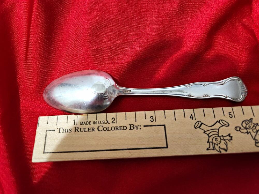 Antique Towle Chester 1888 Silverplate Sugar Spoon Ornate Victorian 5.5"